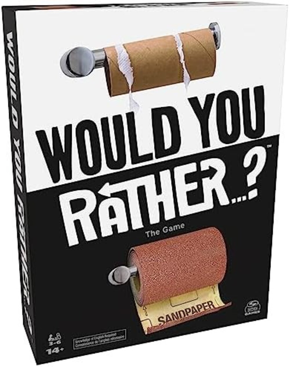 Would You Rather? Spin Master Games - Card Game, 3-6 Players, Ages 14+